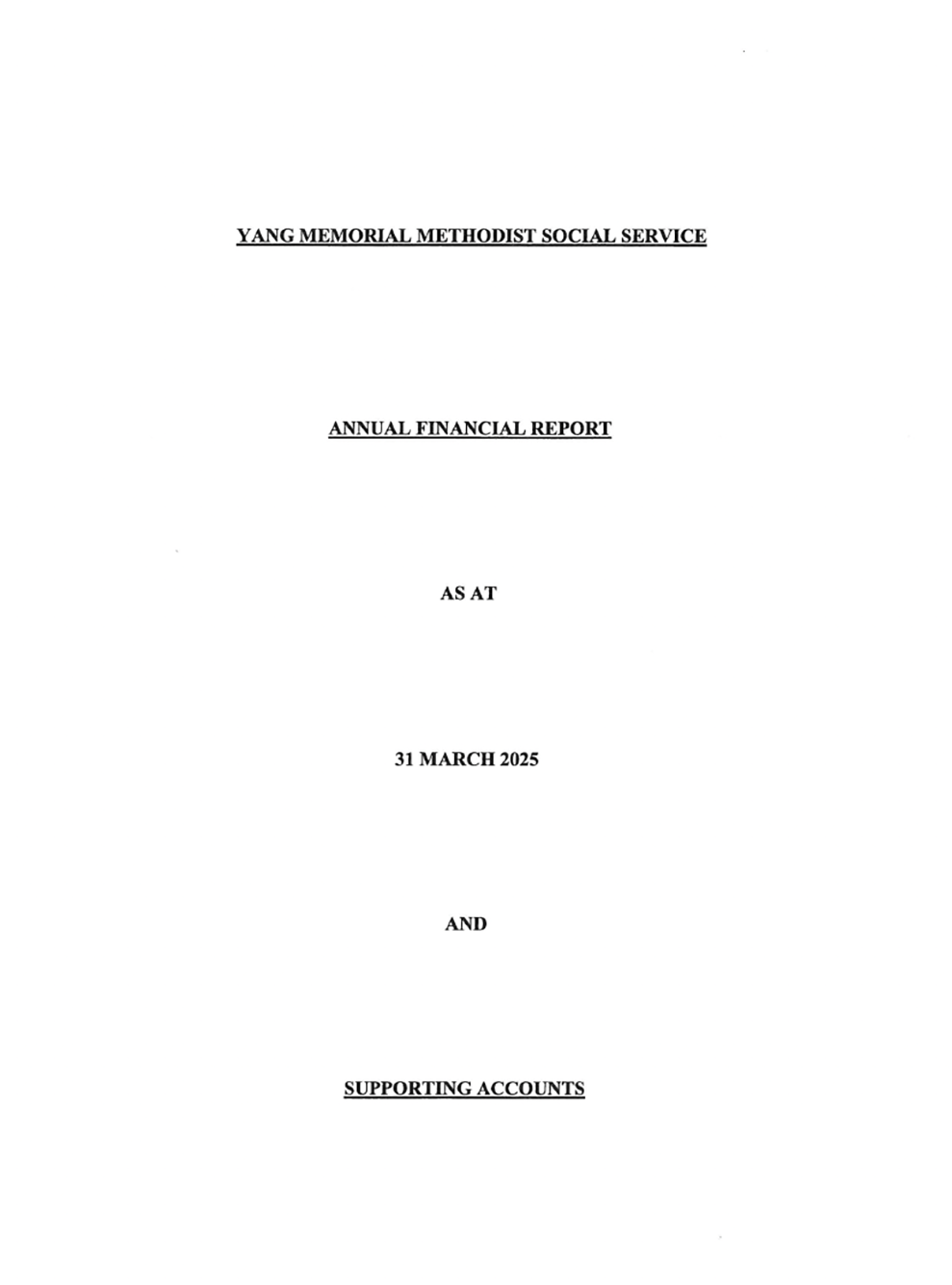 Annual Financial Report (AFR) 2024 – 2025